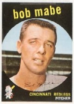 1959 Topps Baseball Cards      356     Bob Mabe RC